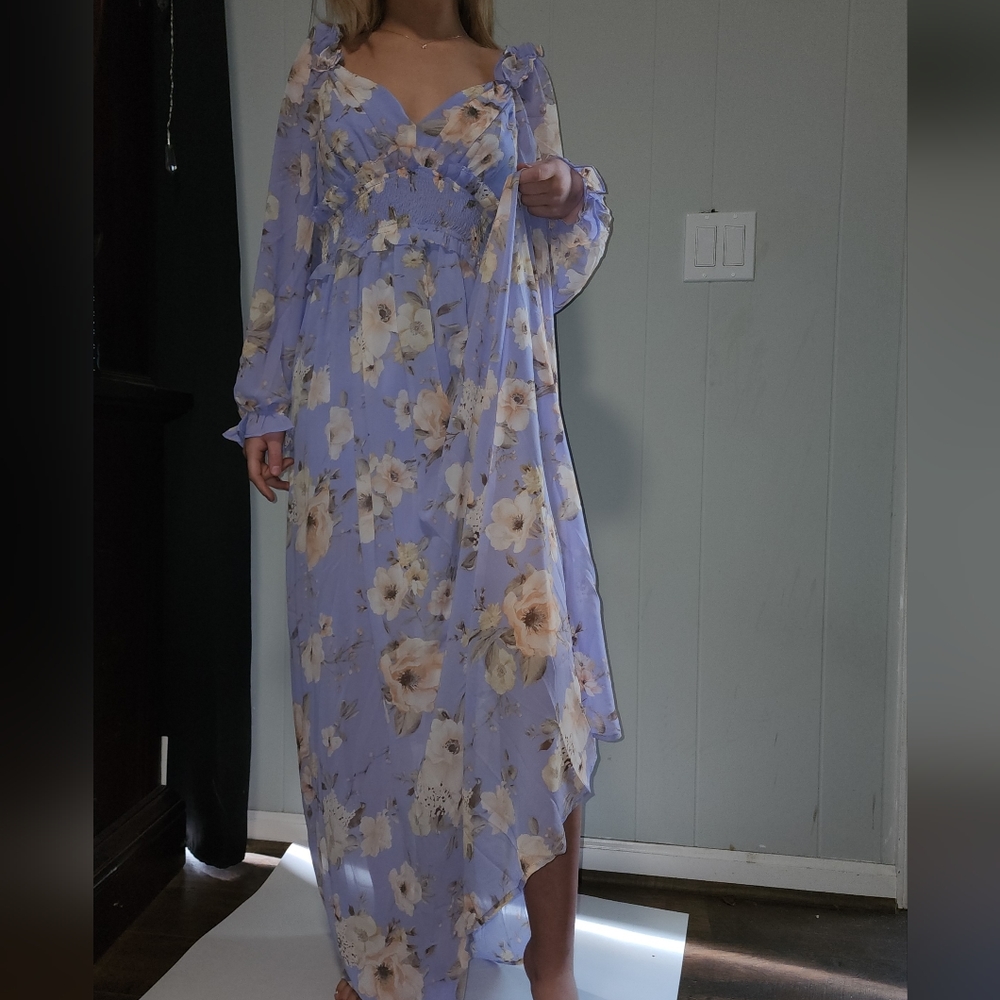 NWT Gorgeous Akira Boho Floral Maxi Dress - Picture 7 of 10